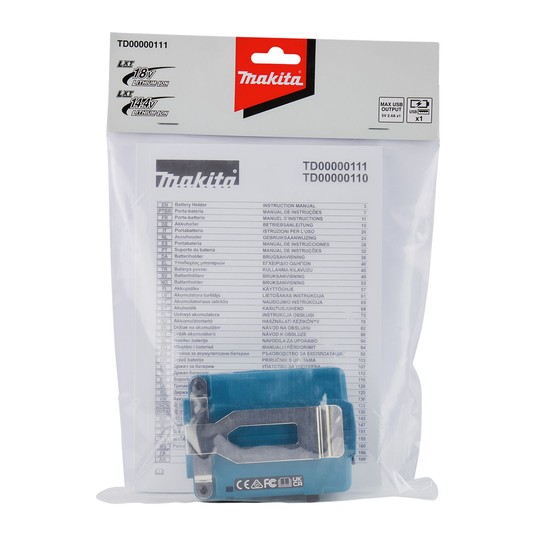 Adapter USB 14,4/18V do DFJ212A MAKITA -zdjęcie numer 6