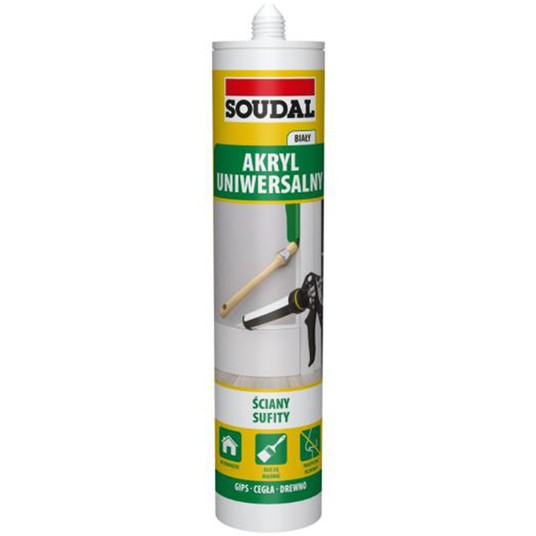 Akryl biały 280ml SOUDAL (15) -zdjęcie numer 1