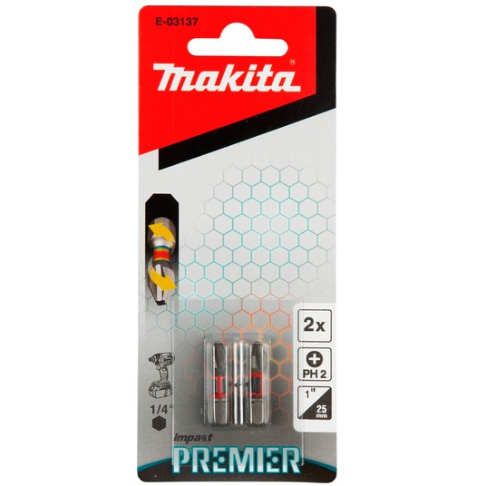 BIT PH2 x 25mm IMPACT PREMIER MAKITA (opk=2szt) -zdjęcie numer 4