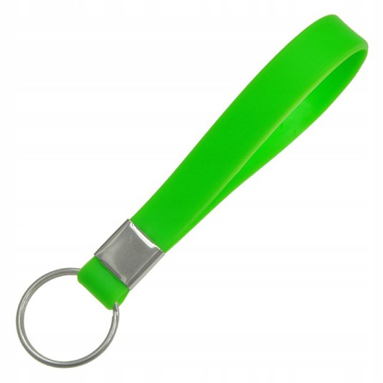 Brelok smyczka ZIELONA NEONOWA do kluczy(opk-5szt -zdjęcie numer 1