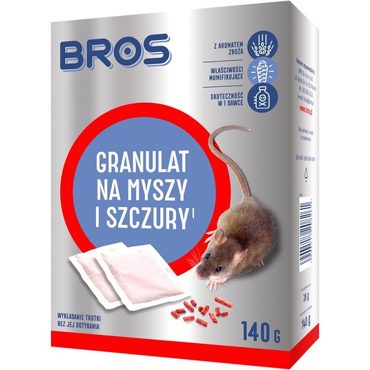BROS granulat na myszy i szczury 140g (12) -zdjęcie numer 1