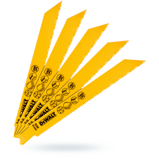 Brzeszczot do pił sza.203mm 1,8-2,5 (5SZT) DEWALT -zdjęcie numer 3