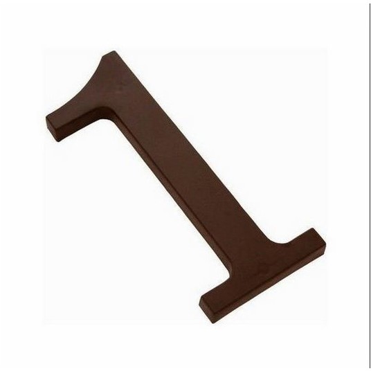 Cyfra brąz"1" 20cm -zdjęcie numer 1