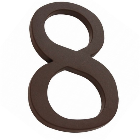 Cyfra brąz"8" 20cm -zdjęcie numer 1