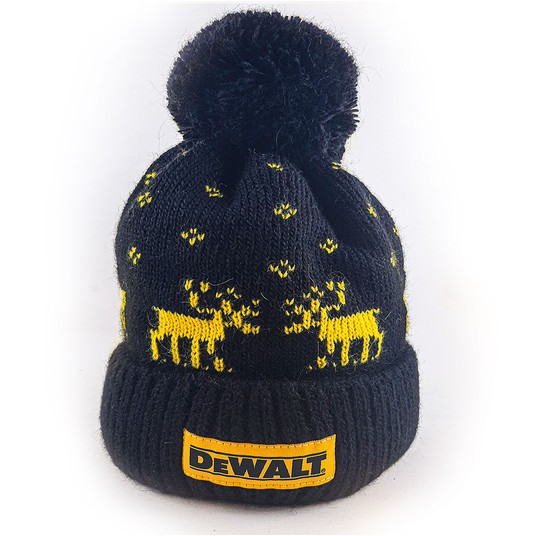 Czapka ocieplana czarna DeWALT -zdjęcie numer 1
