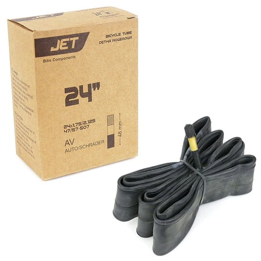 Dętka 24x1,75-2,125 Schrader AV 48mm JET (50) -zdjęcie numer 1