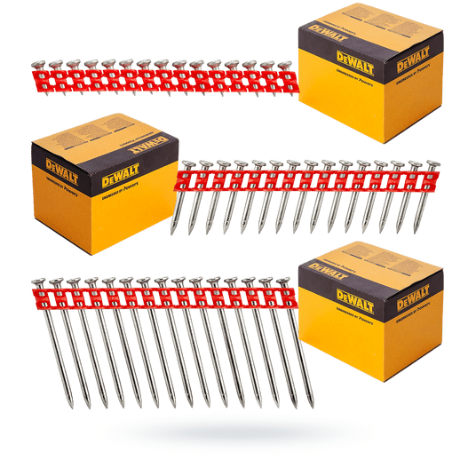 DEWALT gwoździe HX 3,0x57 na taśmie 510szt CZERWO -zdjęcie numer 1