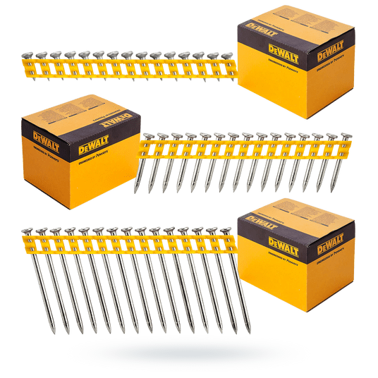 DEWALT gwoździe STD 2,6x30 na taśmie 1005szt ZÓŁTE -zdjęcie numer 1
