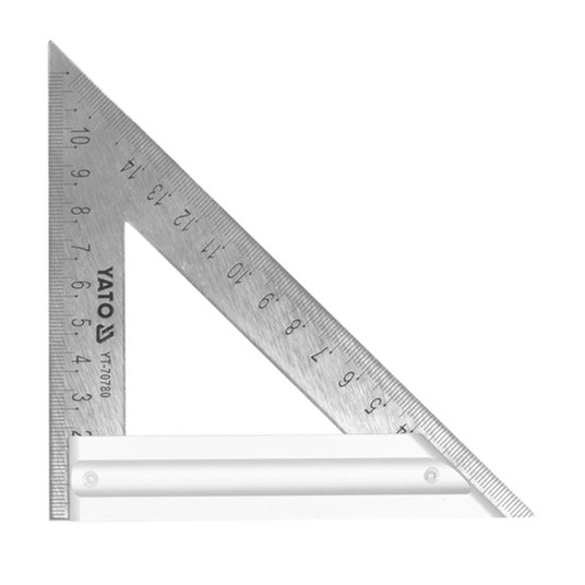 Ekierka metalowa ze stopką 170 mm YATO -zdjęcie numer 1