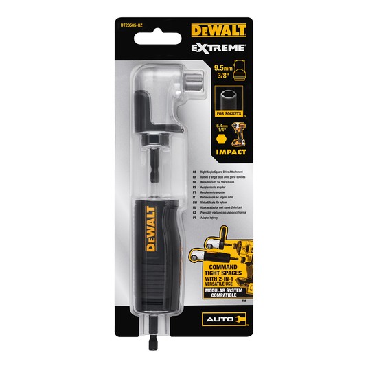 Głowica kątowa do wkrętarki 2w1 do nasadek 3/8" DW -zdjęcie numer 9
