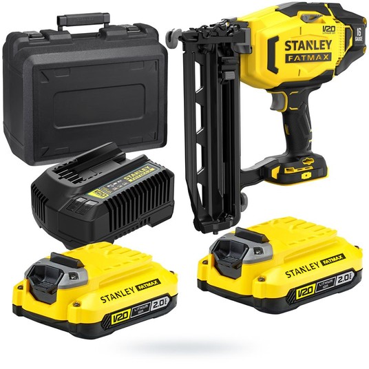 Gwoździarka 18V 16GA 2aku 2Ah STANLEY FATMAX V20 -zdjęcie numer 3