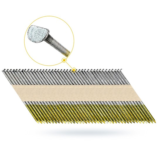 Gwoździe 34st 65x2,8mm pierścień ocynk 3000 HIKOKI -zdjęcie numer 2
