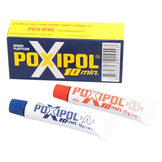 Klej POXIPOL szary 14ml dwuskładnikowy (6) -zdjęcie numer 1