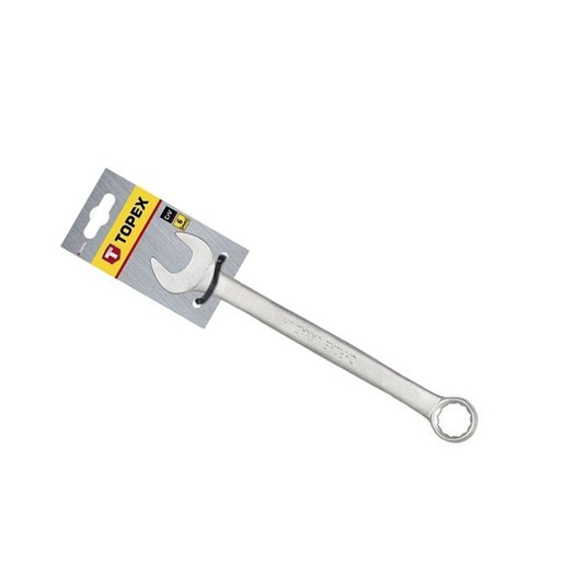 Klucz płasko- oczkowy 14mm TOPEX CrV -zdjęcie numer 1
