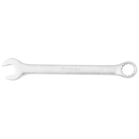 Klucz płasko- oczkowy 18mm TOPEX CrV -zdjęcie numer 1
