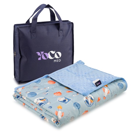 Koc obciążeniowy niebieski kosmos 2,4 kg YoCo (4) -zdjęcie numer 2