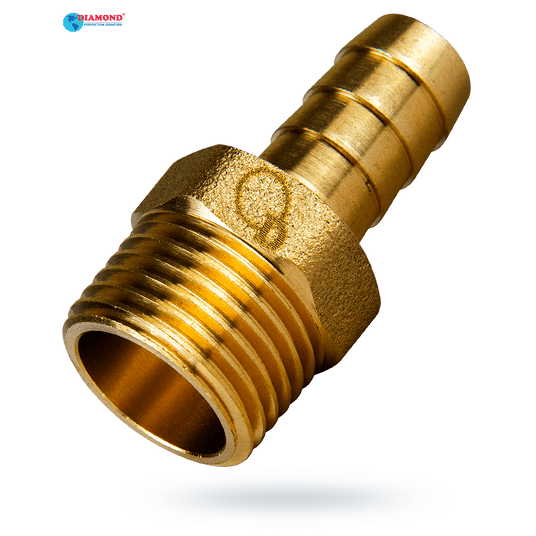 Końcówka do węża GZ 1/2" x 12mm mosiądz -zdjęcie numer 1