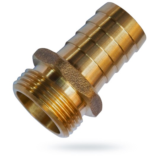 Końcówka do węża GZ 1/2" x 13mm MOSIĄDZ -zdjęcie numer 1