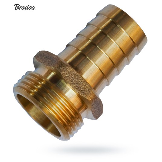 Końcówka do węża GZ 1/2" x 13mm MOSIĄDZ -zdjęcie numer 2