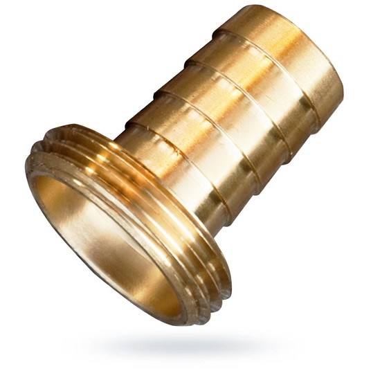 Końcówka mosiężna na wąż 15mm, GZ 3/4" -zdjęcie numer 1