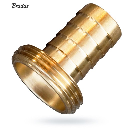 Końcówka mosiężna na wąż 19mm, GZ 3/4" -zdjęcie numer 2