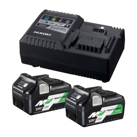 Ładowarka MULTIVOLT 18/36V+2 aku 2,5/5Ah HIKOKI -zdjęcie numer 1