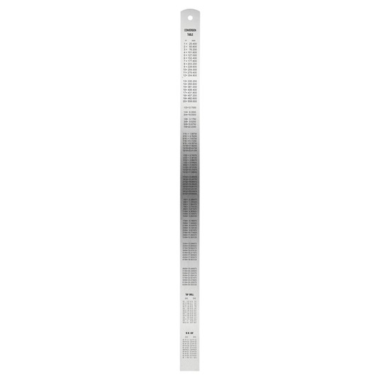 Linijka przymiar mierniczy nierdzewny 500mm YATO -zdjęcie numer 2