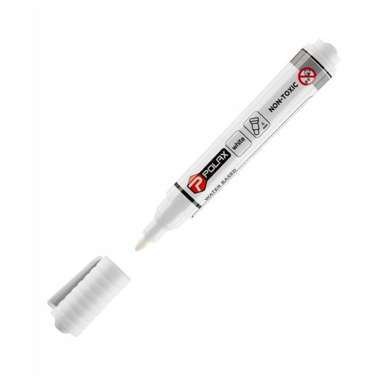 Marker biały do opon szyb stali (opk=10szt) -zdjęcie numer 1