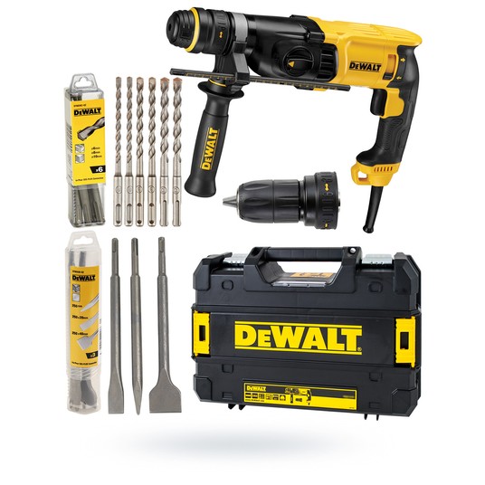 Młotowiertarka 800 W SDS+ 2,8j kufer+ akc DEWALT -zdjęcie numer 3