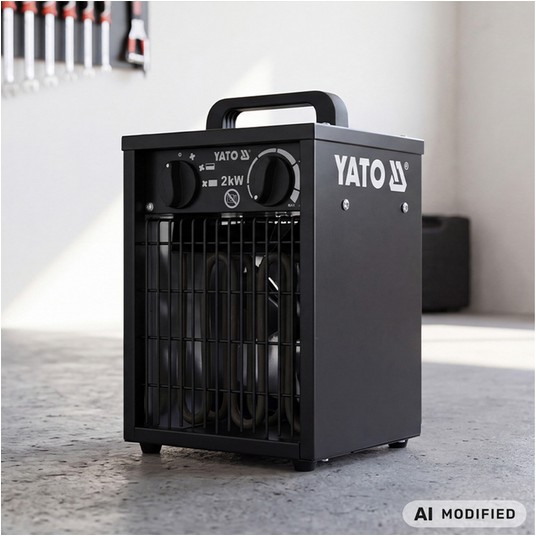 Nagrzewnica elektryczna 2kW 230V YATO -zdjęcie numer 5