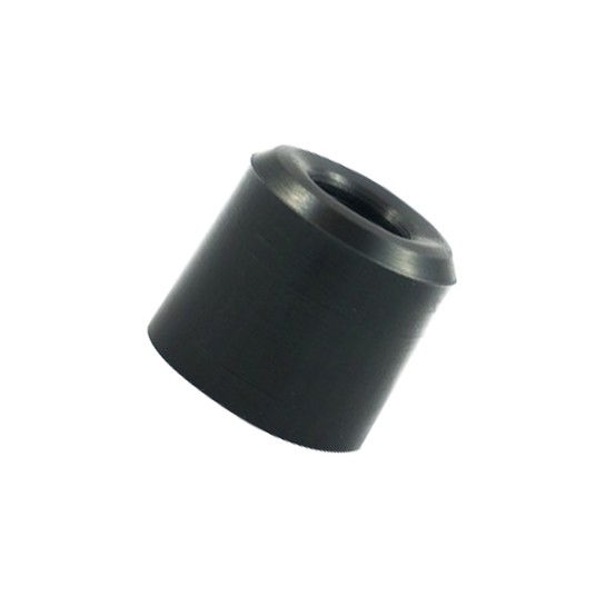 Odbojnik drzwiowy gumowy CZARNY H-28mm fi32mm (25) -zdjęcie numer 3