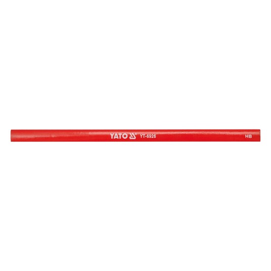 Ołówek stolarski 245mm 1szt CZERWONY -zdjęcie numer 1