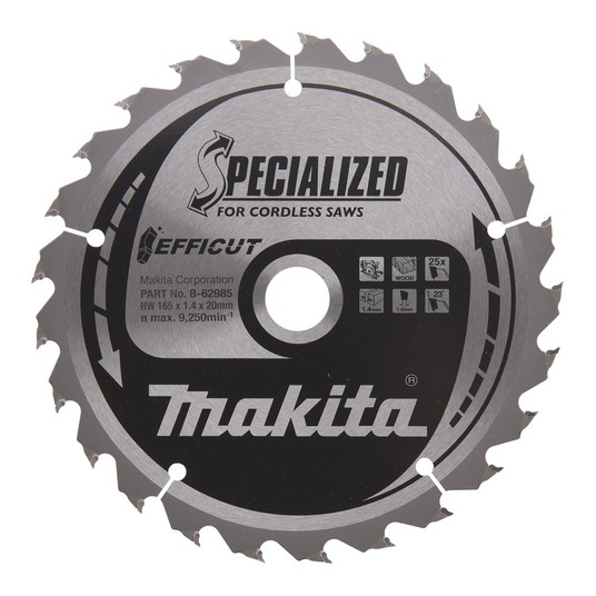 Piła tarczowa 165x25z x20 z widią EFFICUT opk-2szt -zdjęcie numer 3