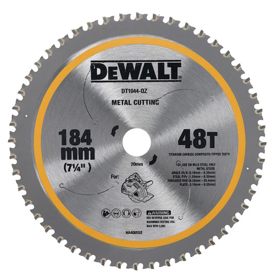 Piła tarczowa 184x48z x20mm z widią EXTREME DEWALT -zdjęcie numer 1
