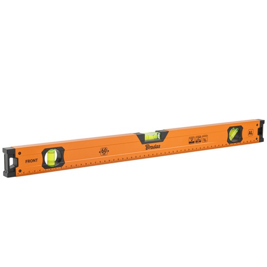 Poziomica aluminiowa pomarańczowa 60cm BRADAS (12 -zdjęcie numer 1