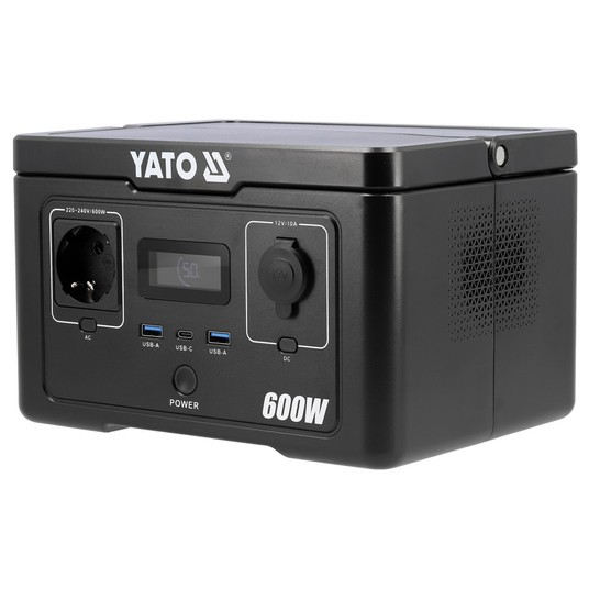 Przenośna stacja zasilania 600W 256WH YATO -zdjęcie numer 1