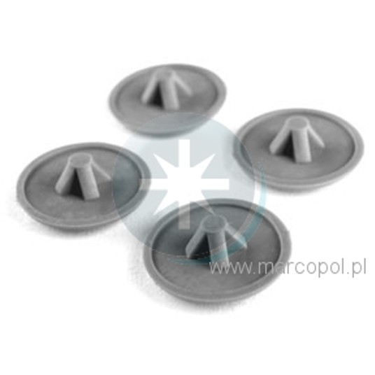 Rozetka plastikowa brąz (opk=100szt) -zdjęcie numer 1