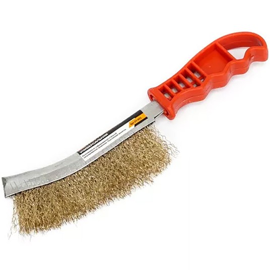 Szczotka do rdzy 1-rzędowa plastik rączka (opk=12) -zdjęcie numer 1