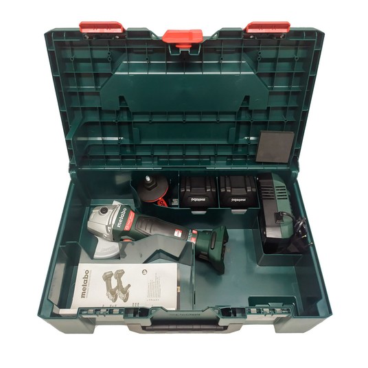 Szlifierka 18V 2x5,2Ah WB18 LTX BL 125 QUICK Metab -zdjęcie numer 10
