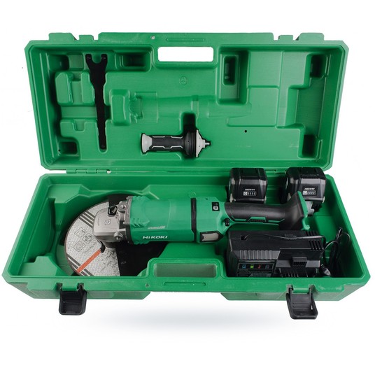 Szlifierka kątowa 36V 230mm 2x8Ah walizka HIKOKI -zdjęcie numer 8