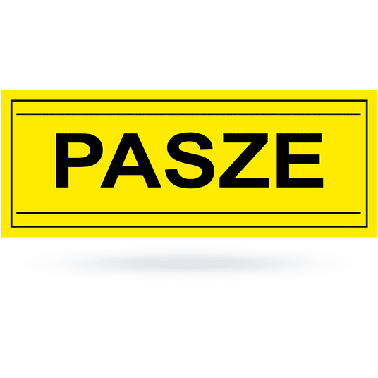 Tab: Pasze żółto czarna 12x22 cm -zdjęcie numer 1