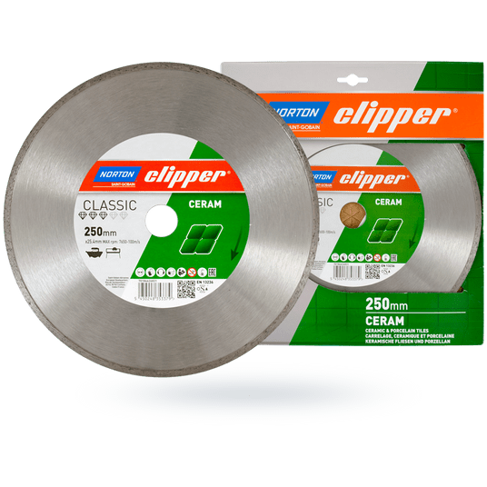 Tarcza diamentowa pełna 250x25,4 CLIPPER NORTON -zdjęcie numer 2