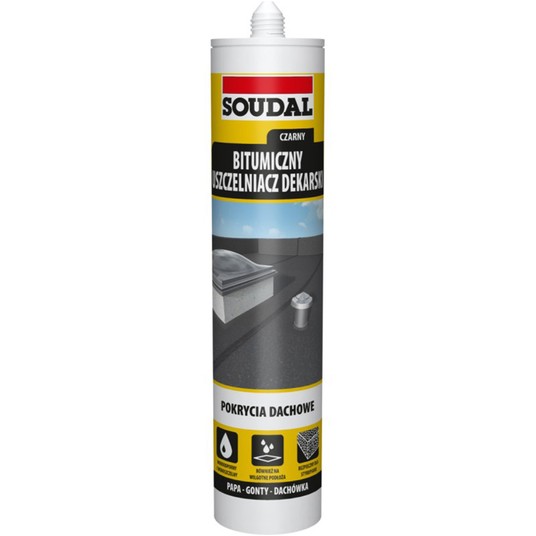 Uszczelniacz dekarski bitumiczny 280ml SOUDAL(15) -zdjęcie numer 1