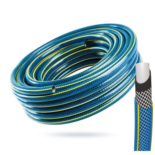 Wąż ogrodowy Bluebos+ 1" 20m niebieski IMET -zdjęcie numer 1