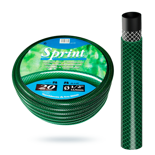 Wąż ogrodowy SPRINT 1/2" 20m zielony -zdjęcie numer 3
