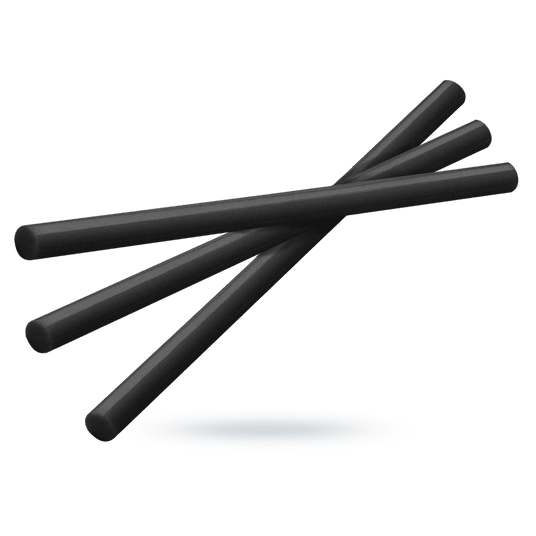 Wkłady klejowe fi 11x200mm CZARNY K0500 (250) -zdjęcie numer 1