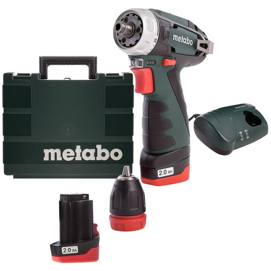 Wkrętarka 12V 2x2Ah PowerMaxx BS Quick Metabo -zdjęcie numer 2