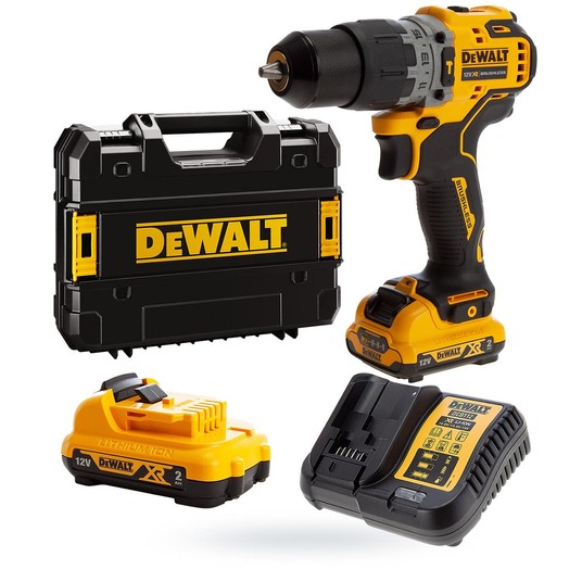 Wkrętarka 12V udar 57,5Nm 2x2Ah kufer DeWALT -zdjęcie numer 3