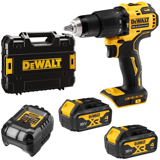 Wkrętarka 18V 65Nm udar 2x4Ah BRUSHLE TSTAK DeWALT -zdjęcie numer 1