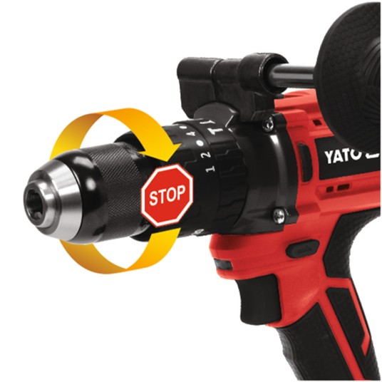 Wkrętarka 18V udar 75Nm body BRUSH karton YATO -zdjęcie numer 3